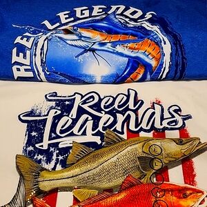 REEL LEGENDS TEE LG